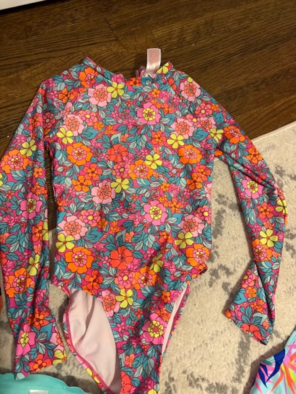 Cat and Jack and Land's End Girl Size 8 Bathing Suits